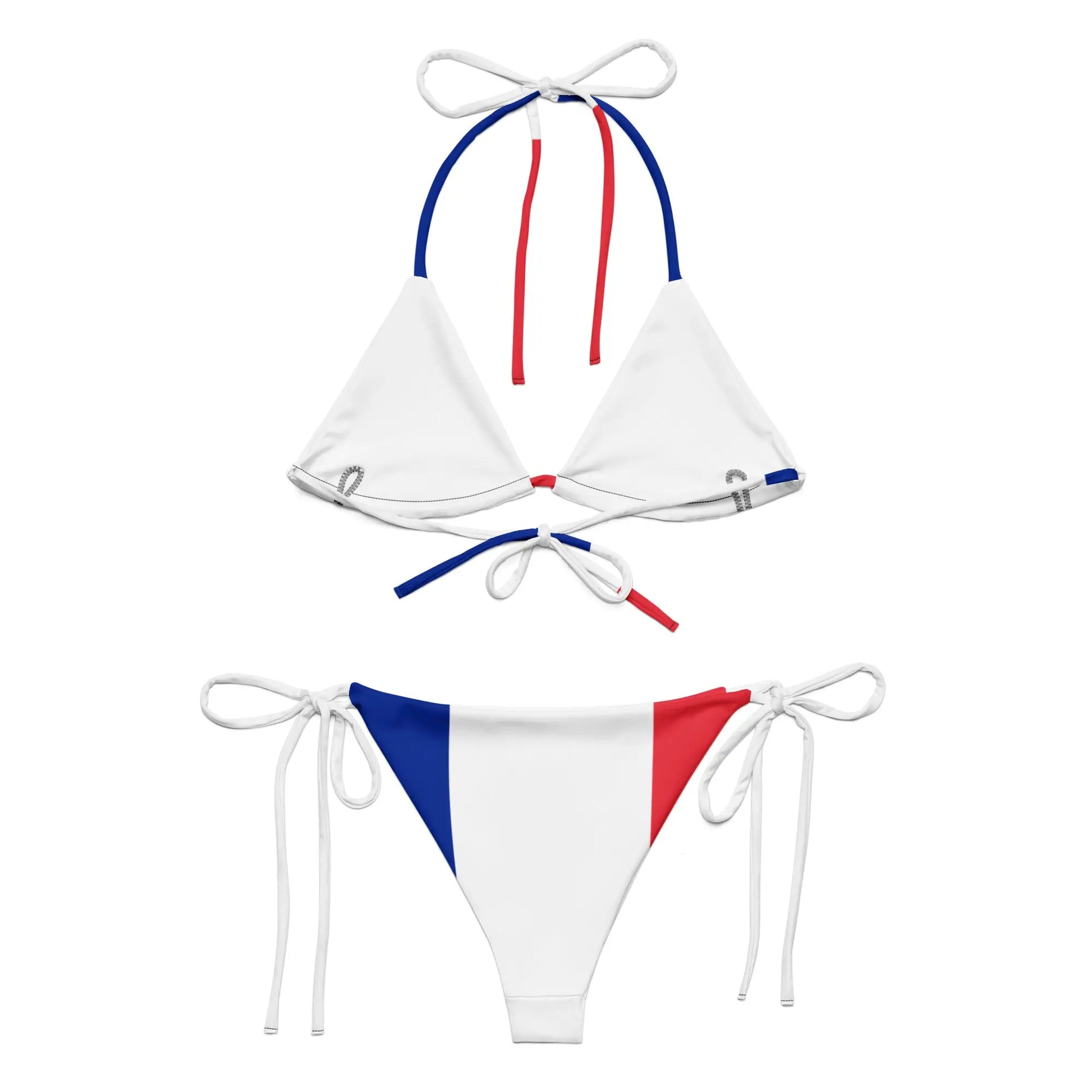 Bikini Femme – Drapeau De La France – Maillot De Bain 2 Pièces