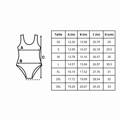 Maillot De Bain Femme – Drapeau De La Corée Du Sud – 1 Pièce
