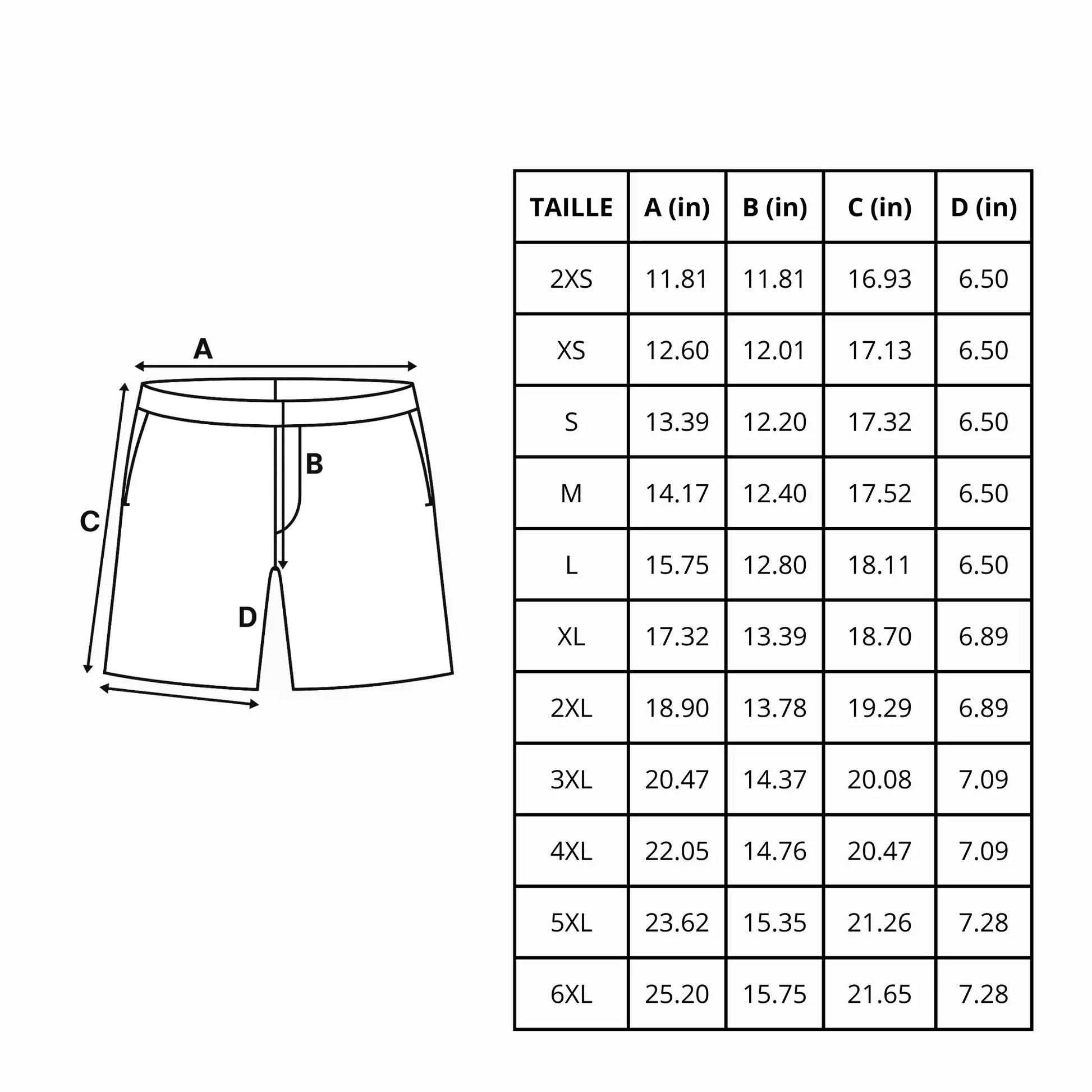 Short De Bain – Drapeau De L'Antarctique – Tissu Léger – Séchage Rapide