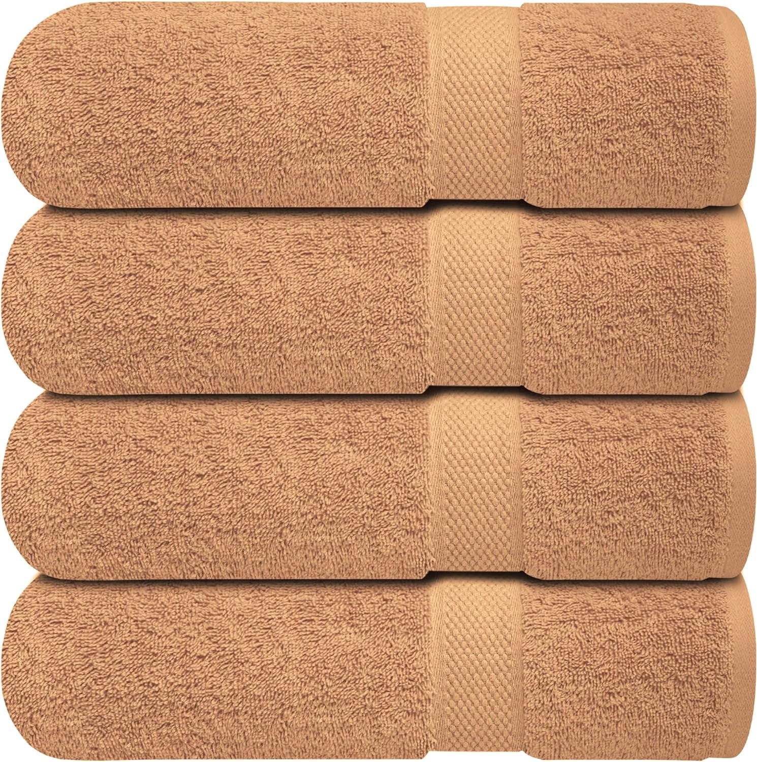 Luxury Wash Cloths for Showering [13X13] – 100% Cotton Washcloths [Pack of 12], Soft and Absorbent Face Towels for Bathroom Wash Clothes, Gym, and Spa (Brilliant White)