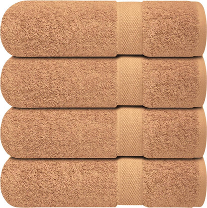 Luxury Wash Cloths for Showering [13X13] – 100% Cotton Washcloths [Pack of 12], Soft and Absorbent Face Towels for Bathroom Wash Clothes, Gym, and Spa (Brilliant White)