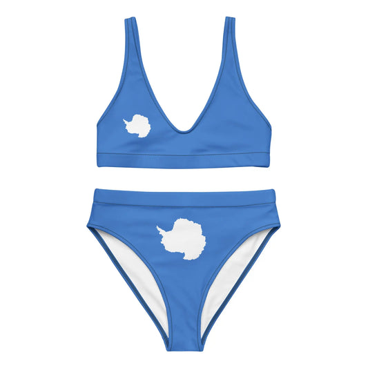 Maillot De Bain Femme – Drapeau De L'Antarctique – 2 Pièces