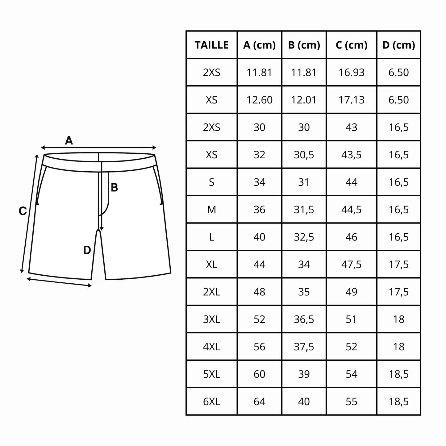 Short De Bain – Drapeau De L'Antarctique – Tissu Léger – Séchage Rapide