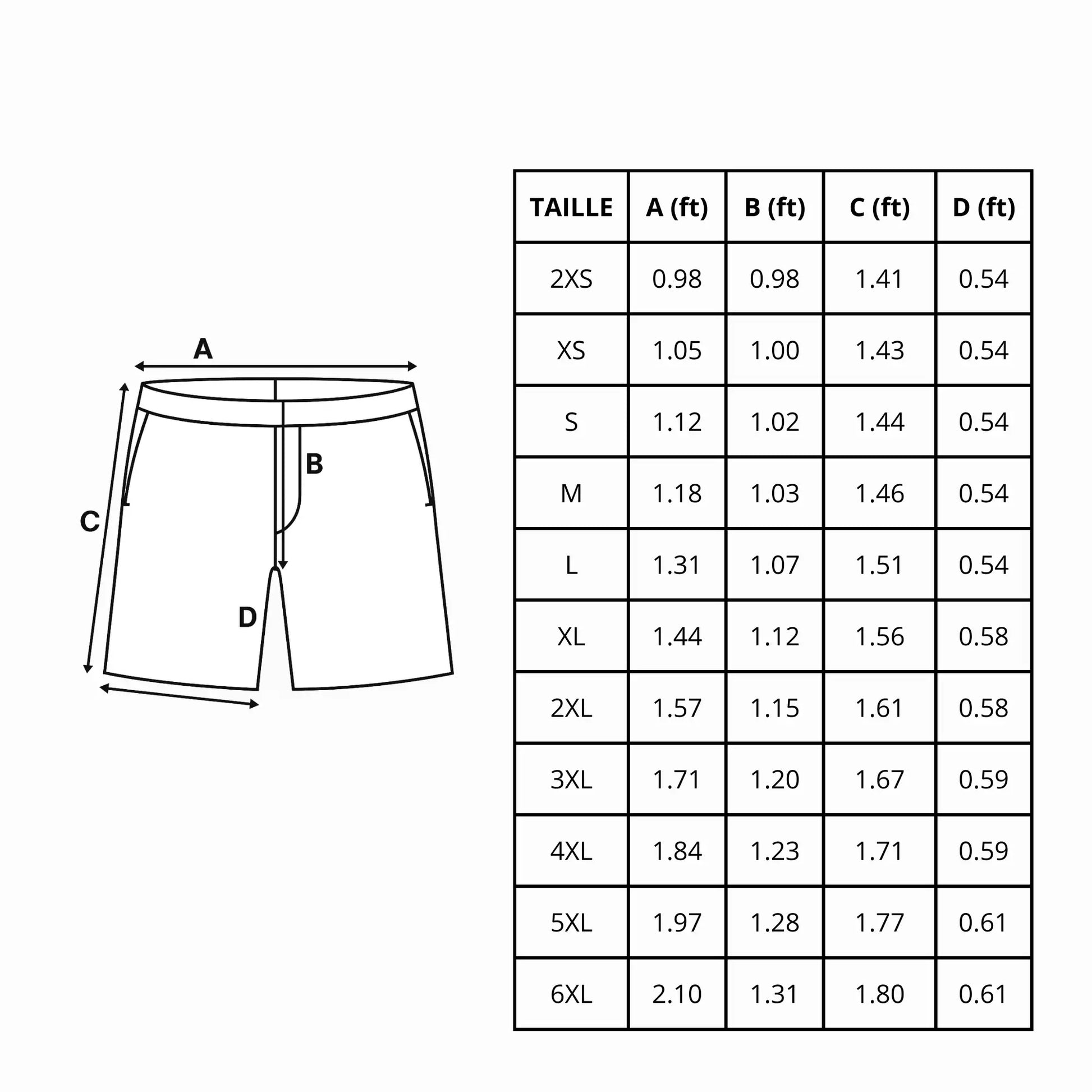 Short De Bain – Drapeau De L'Antarctique – Tissu Léger – Séchage Rapide
