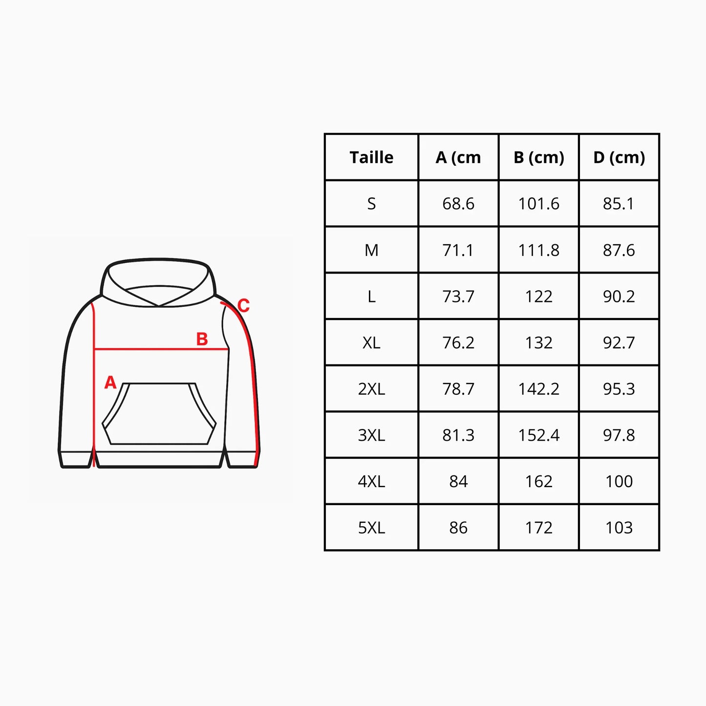 Sweat À Capuche – Drapeau De L'Antarctique – Imprimé – Coton Mélangé