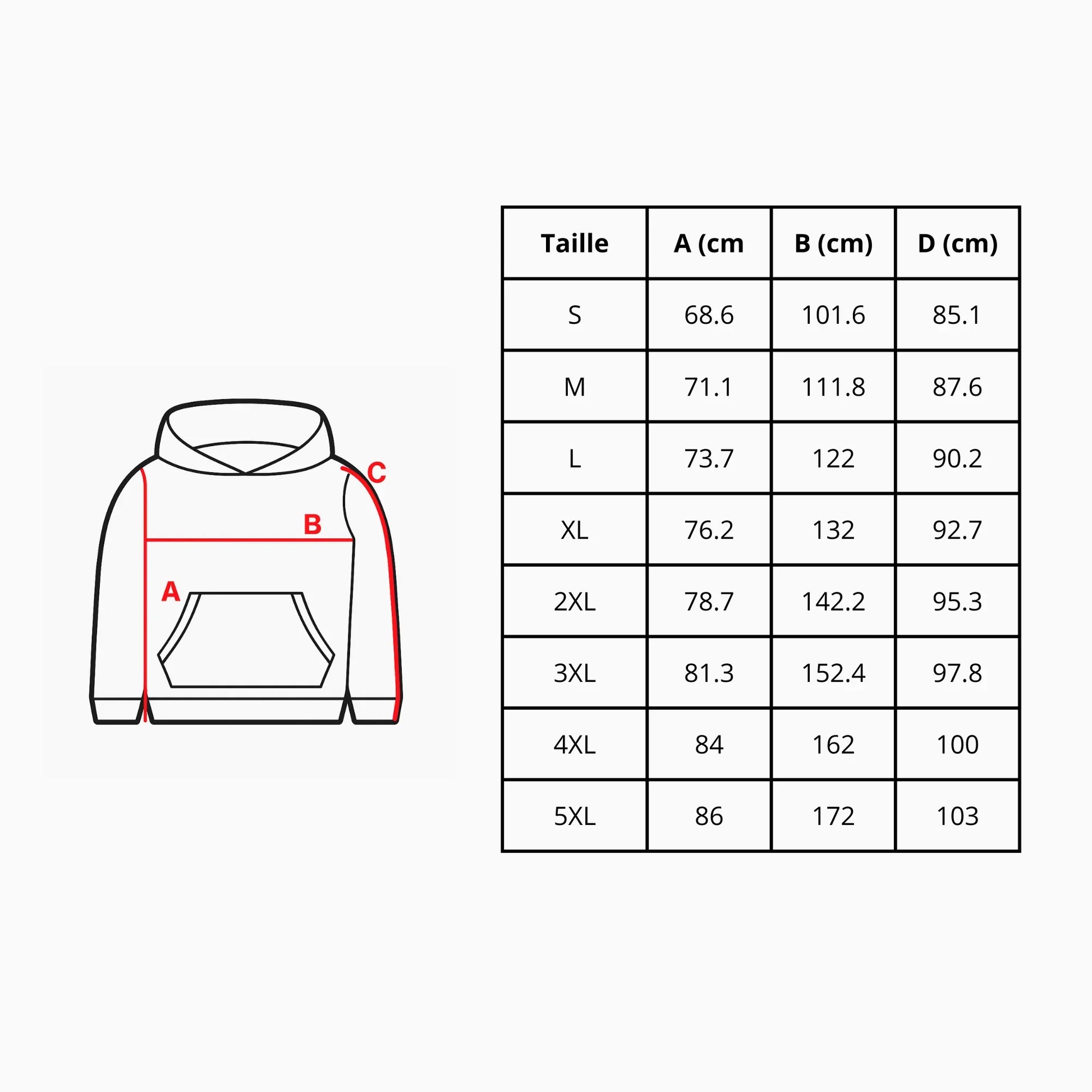 Sweat À Capuche – Drapeau De L'Antarctique – Imprimé – Coton Mélangé