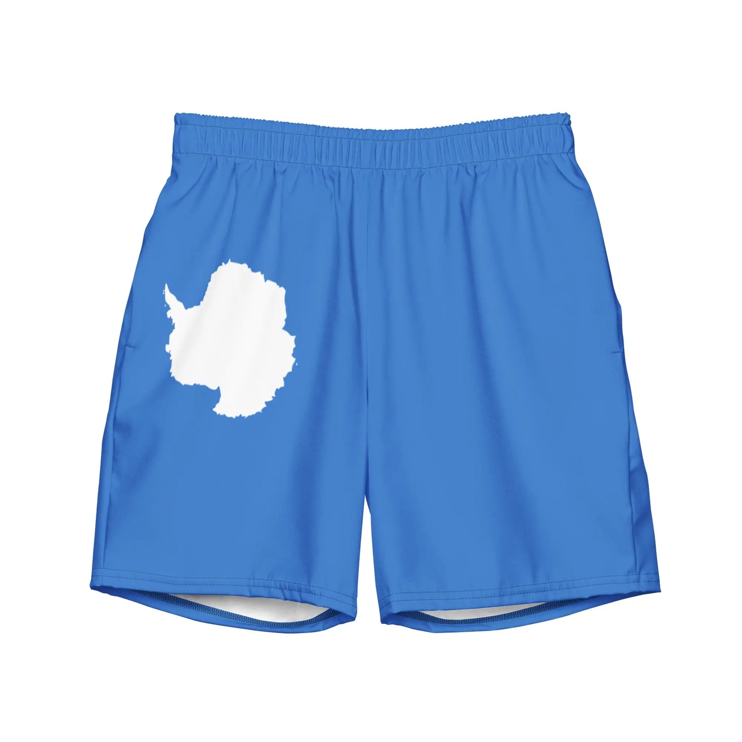 Short De Bain – Drapeau De L'Antarctique – Tissu Léger – Séchage Rapide