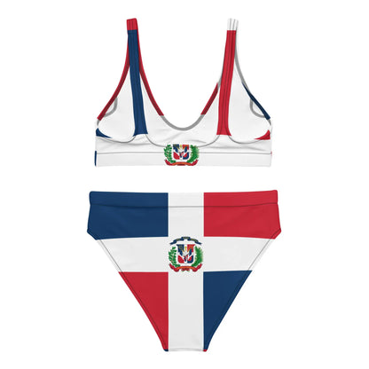 Maillot De Bain Femme – Drapeau De La République Dominicaine – 2 Pièces