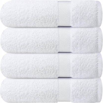 Luxury Wash Cloths for Showering [13X13] – 100% Cotton Washcloths [Pack of 12], Soft and Absorbent Face Towels for Bathroom Wash Clothes, Gym, and Spa (Brilliant White)