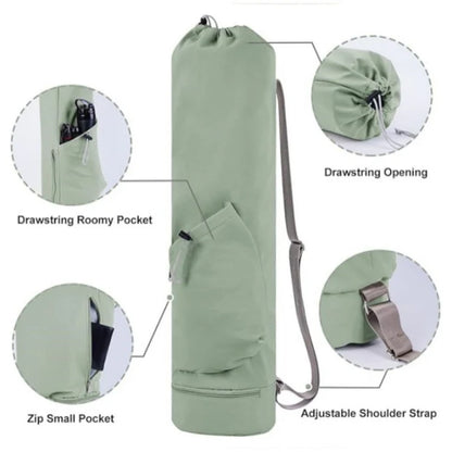 Sports Yoga Mat Strap Multifunctional Storage Bag