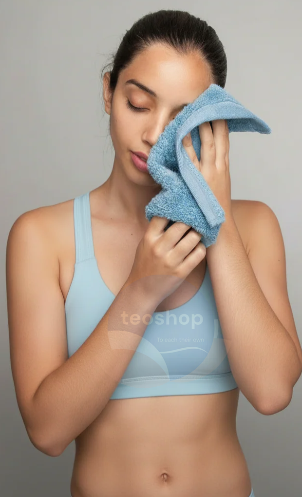 Luxury Wash Cloths for Showering [13X13] – 100% Cotton Washcloths [Pack of 12], Soft and Absorbent Face Towels for Bathroom Wash Clothes, Gym, and Spa (Brilliant White)